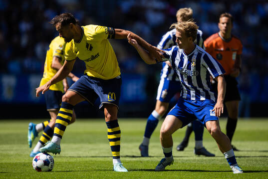 AIKs Sotirios Papagiannopoulos och IFK Göteborgs Noah Tolf