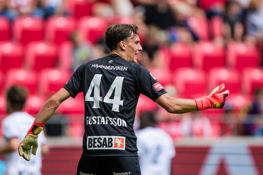 Örgrytes målvakt Hampus Gustafsson