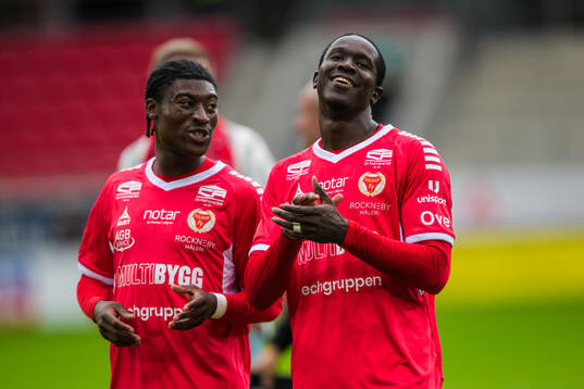 Kalmars Aboubacar Keita jublar
