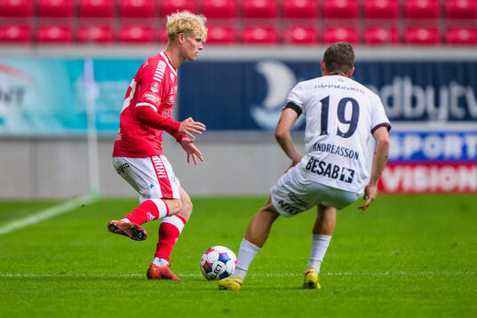 Kalmars Fabian Björklund och Örgrytes Anton Andreasson