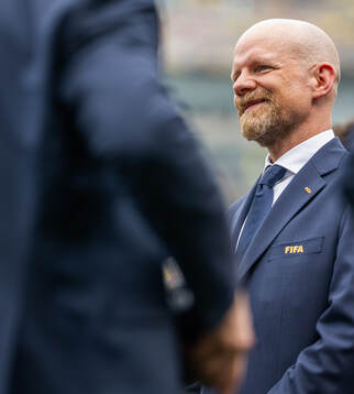 FIFA Secretary General Mattias Grafström