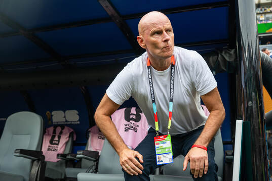 Head coach Ståle Solbakken of Norway