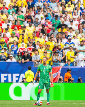 Goalkeeper Ørjan Håskjold Nyland of Norway