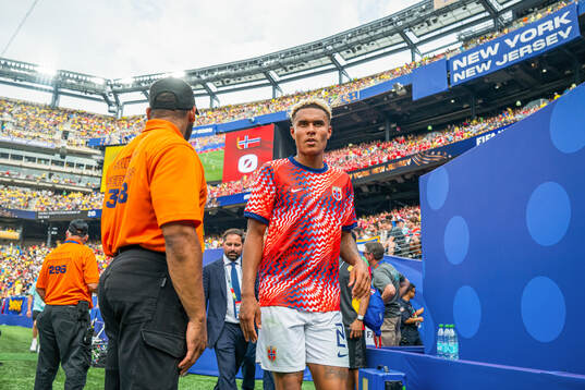 Antonio Nusa of Norway