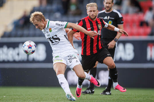 GAIS Henry Sletsjøe och Brommapojkarnas Simon Strand