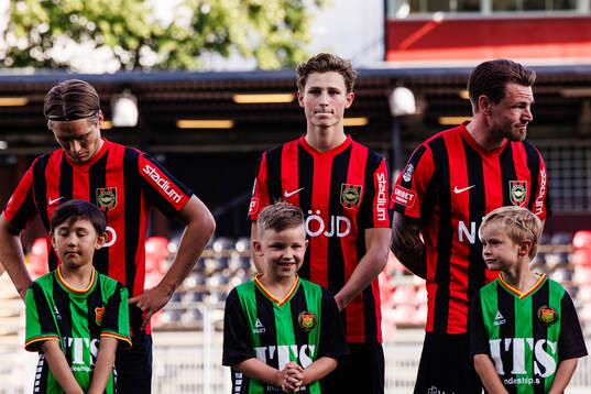 Brommapojkarnas Oliver Zandén, Atle Wahlund och Rasmus