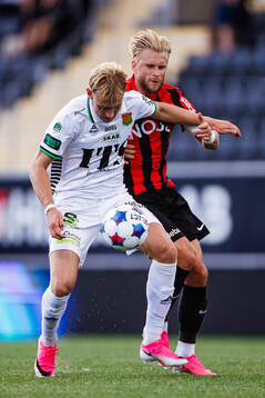 GAIS Henry Sletsjøe och Brommapojkarnas Simon Strand
