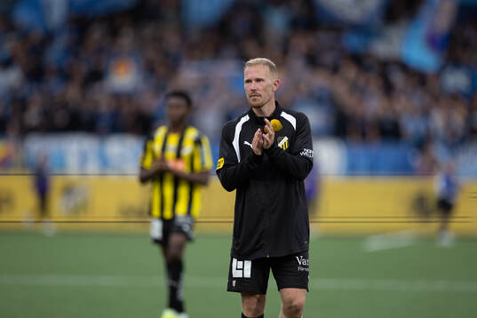 Häckens Mikkel Rygaard Jensen deppar