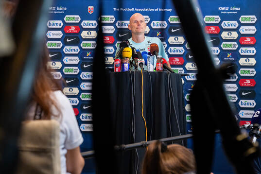 Ståle Solbakken, head coach of the Norwegian national