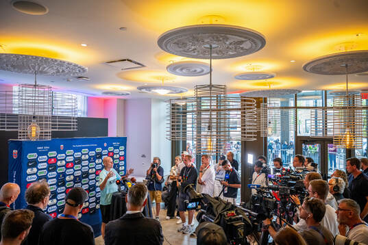 Bläddra bland fler bilder av Football, FIFA World Cup 2026, day 26, Norway, press event
