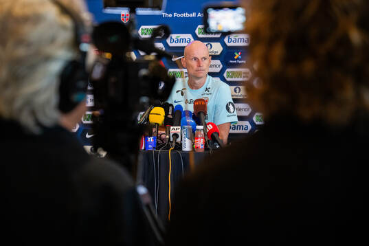 Ståle Solbakken, head coach of the Norwegian national