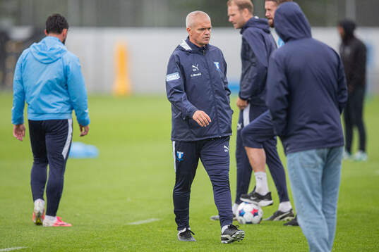 Malmö FFs huvudtränare Gaute Helstrup
