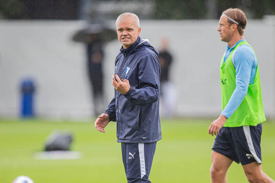 Malmö FFs huvudtränare Gaute Helstrup
