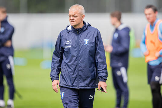 Malmö FFs huvudtränare Gaute Helstrup