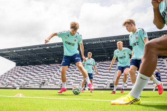 Henrik Falchener of the Norwegian national football team at