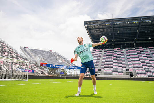 Goalkeeper Egil Selvik of the Norwegian national football