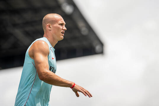 Leo Østigård of the Norwegian national football team at a