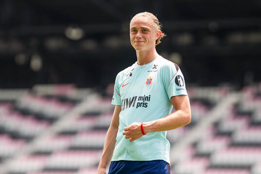 Thelo Aasgaard of the Norwegian national football team at a