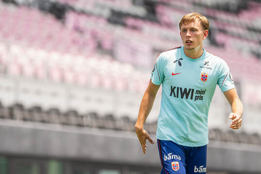 Marcus Holmgren Pedersen of the Norwegian national football
