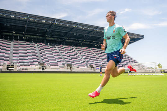 Henrik Falchener of the Norwegian national football team at