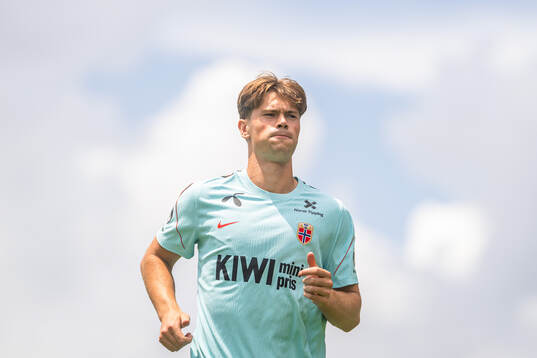 Henrik Falchener of the Norwegian national football team at