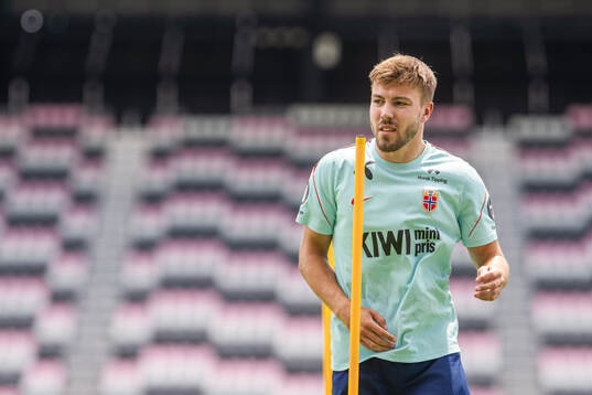 Fredrik André Bjørkan of the Norwegian national football