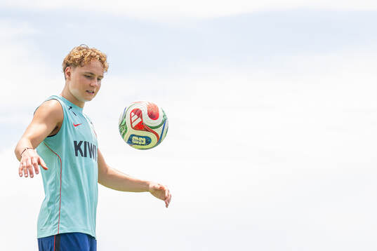 Andreas Schjelderup of the Norwegian national football team