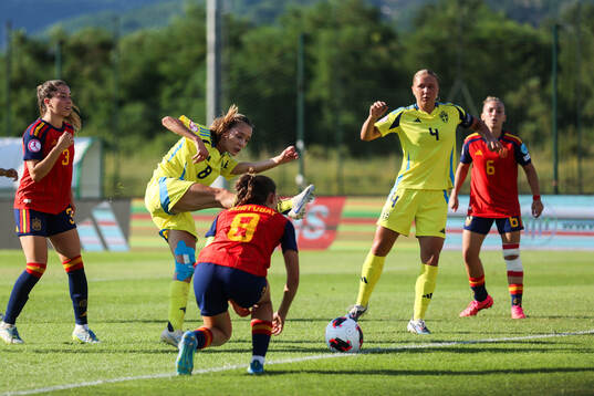 Augusta Priks and Alice Broman of Sweden of Sweden against