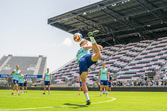 Kristoffer Ajer of the Norwegian national football team at