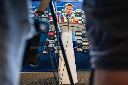 Martin Ødegaard of the Norwegian national football team at