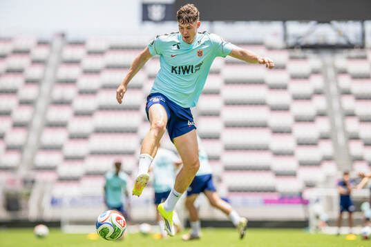 Jørgen Strand Larsen of the Norwegian national football