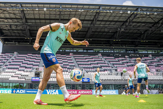 Martin Ødegaard of the Norwegian national football team at