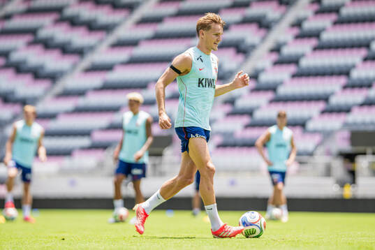 Martin Ødegaard of the Norwegian national football team at