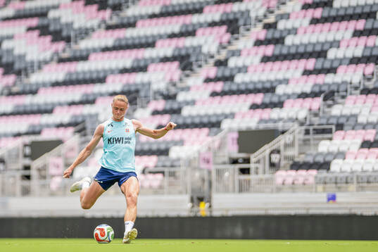 Thelo Aasgaard of the Norwegian national football team at a