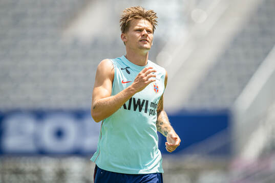 David Møller Wolfe of the Norwegian national football team