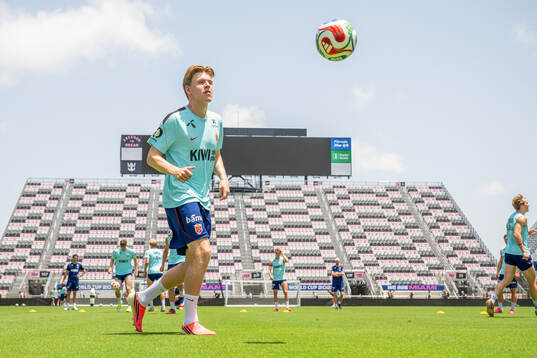 Jens Petter Hauge of the Norwegian national football team