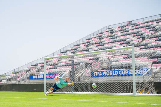 Goalkeeper Egil Selvik of the Norwegian national football