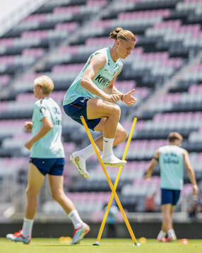 Thelo Aasgaard of the Norwegian national football team at a