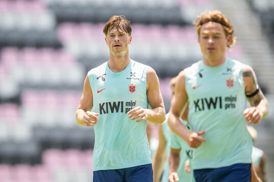Henrik Falchener of the Norwegian national football team at