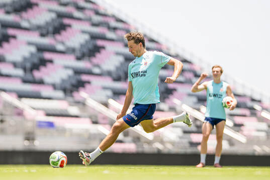 Sander Berge of the Norwegian national football team at a