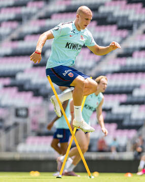 Leo Østigård of the Norwegian national football team at a