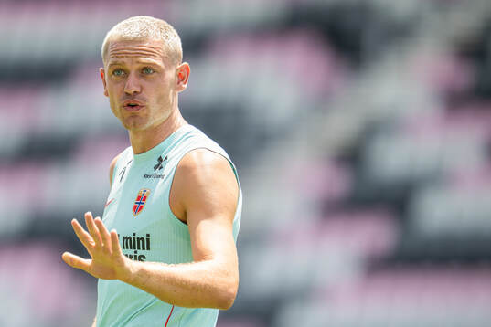 Julian Ryerson of the Norwegian national football team at a