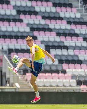 Torbjørn Lysaker Heggem of the Norwegian national football