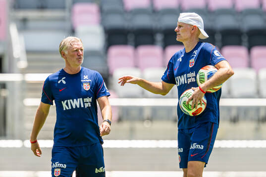 Kent Bergersen, assistant coach, and Ståle Solbakken, head