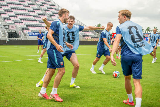 Fredrik André Bjørkan and Jørgen Strand Larsen of the