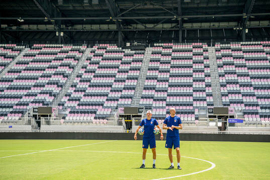 Head coach Ståle Solbakken and player manager Brede