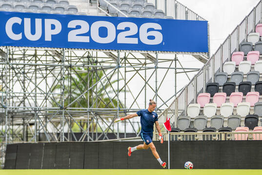 Goalkeeper Ørjan Håskjold Nyland of the Norwegian