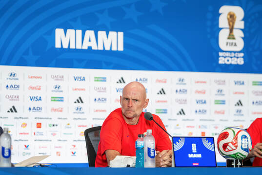 Ståle Solbakken, head coach of the Norwegian national
