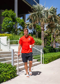 Alexander Sørloth of the Norwegian national football team