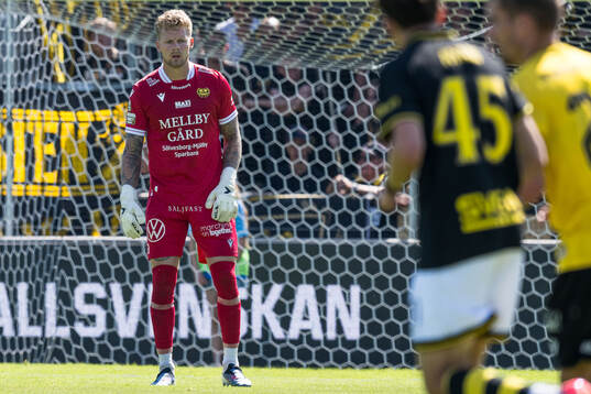 Mjällbys målvakt Robin Wallinder
